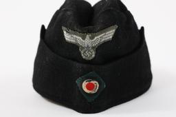 WWII GERMAN M34 HEER PANZER OVERSEAS CAP