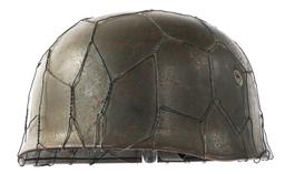WWII GERMAN M38 FALLSCHIRMJAGER COMBAT HELMET