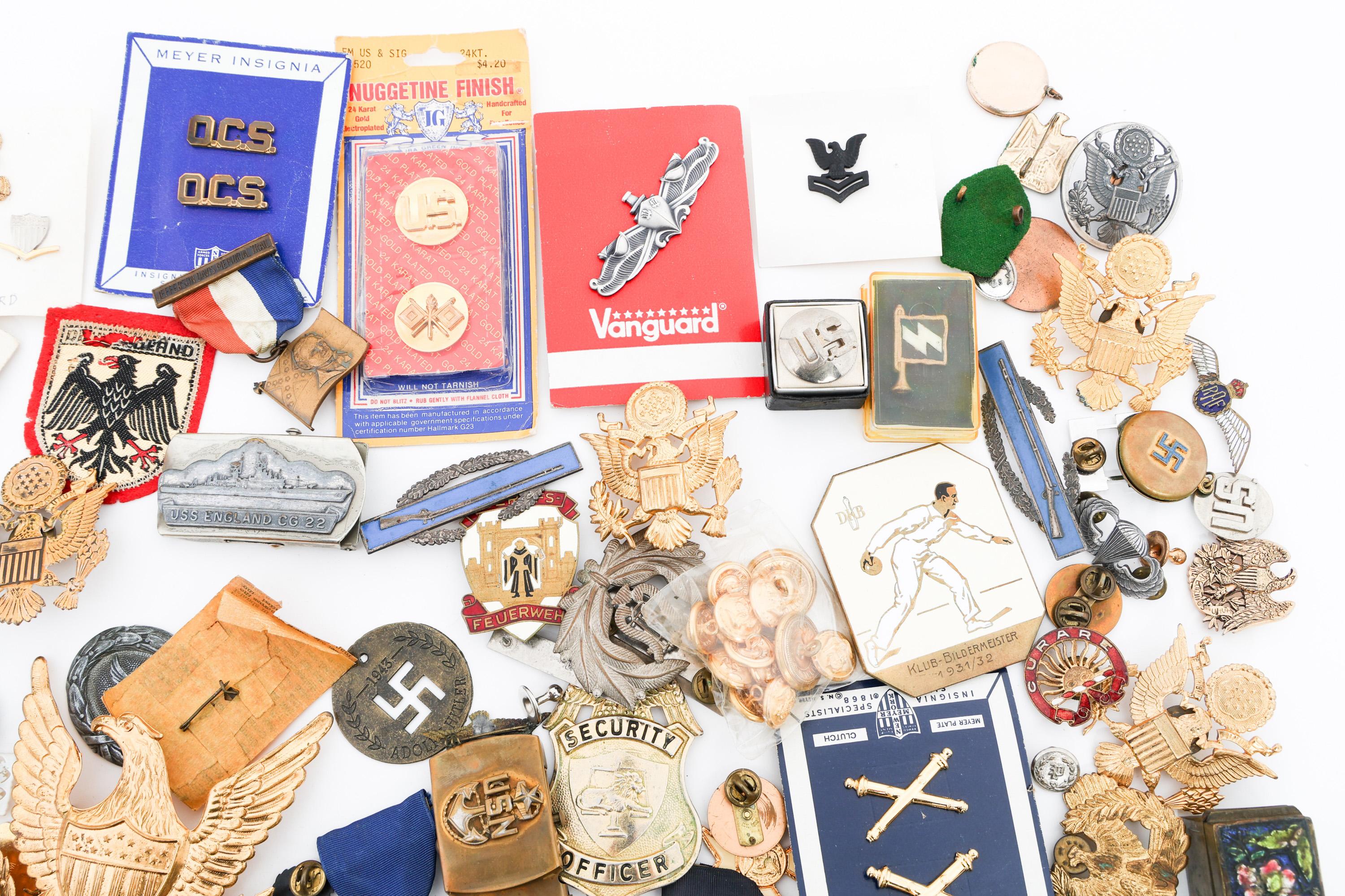 WWI - COLD WAR WORLD MILITARY BADGES & INSIGNIA
