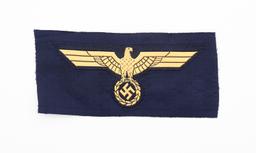 WWII GERMAN KRIEGSMARINE SLEEVE SHIELD & BADGES