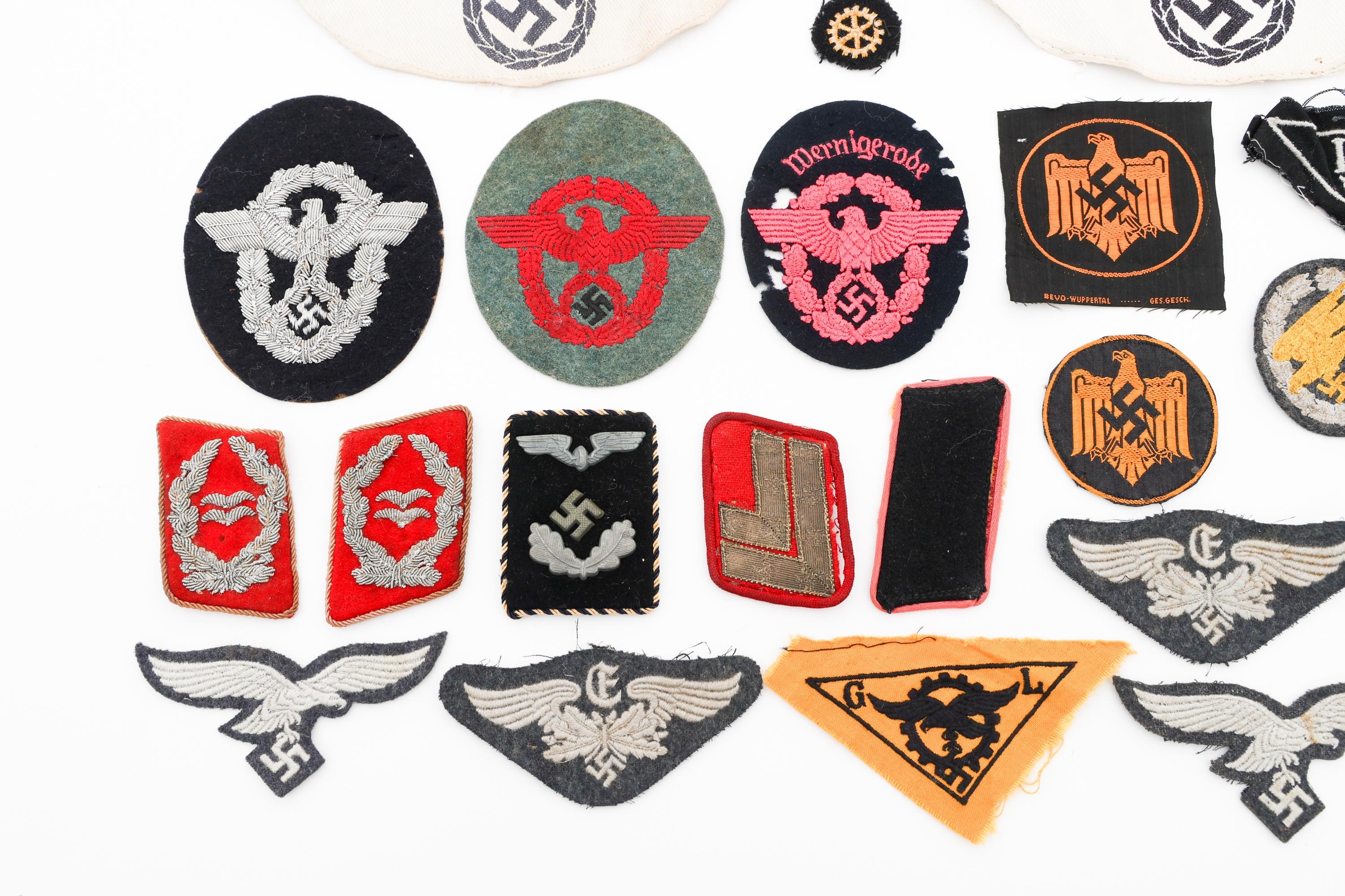 WWII GERMAN EAGLE INSIGNIA & TRADE PATCHES