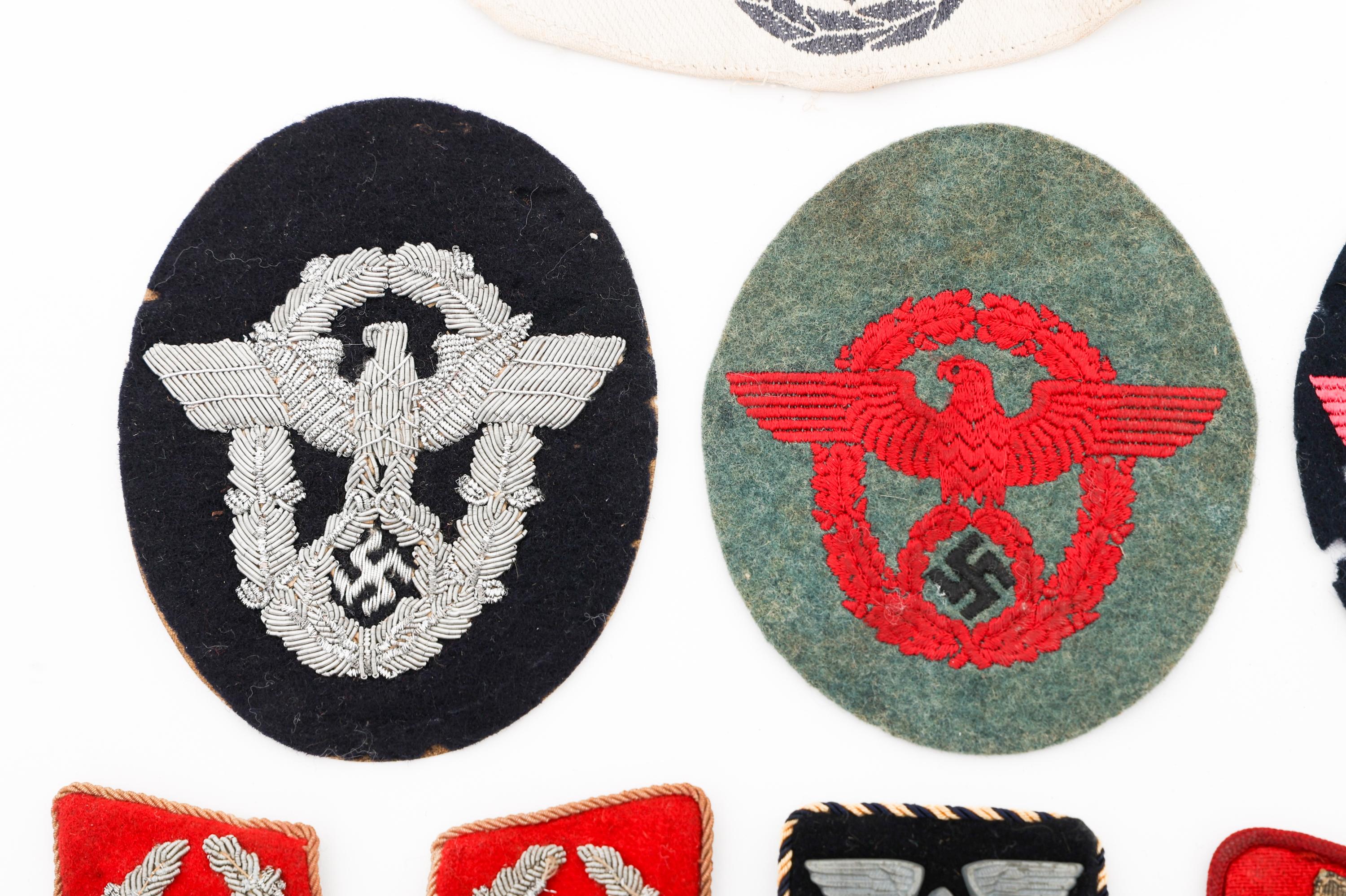 WWII GERMAN EAGLE INSIGNIA & TRADE PATCHES