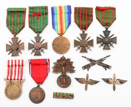 WWI FRENCH VERDUN By AUGIER, MEDALS, & INSIGNIA