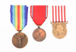 WWI FRENCH VERDUN By AUGIER, MEDALS, & INSIGNIA