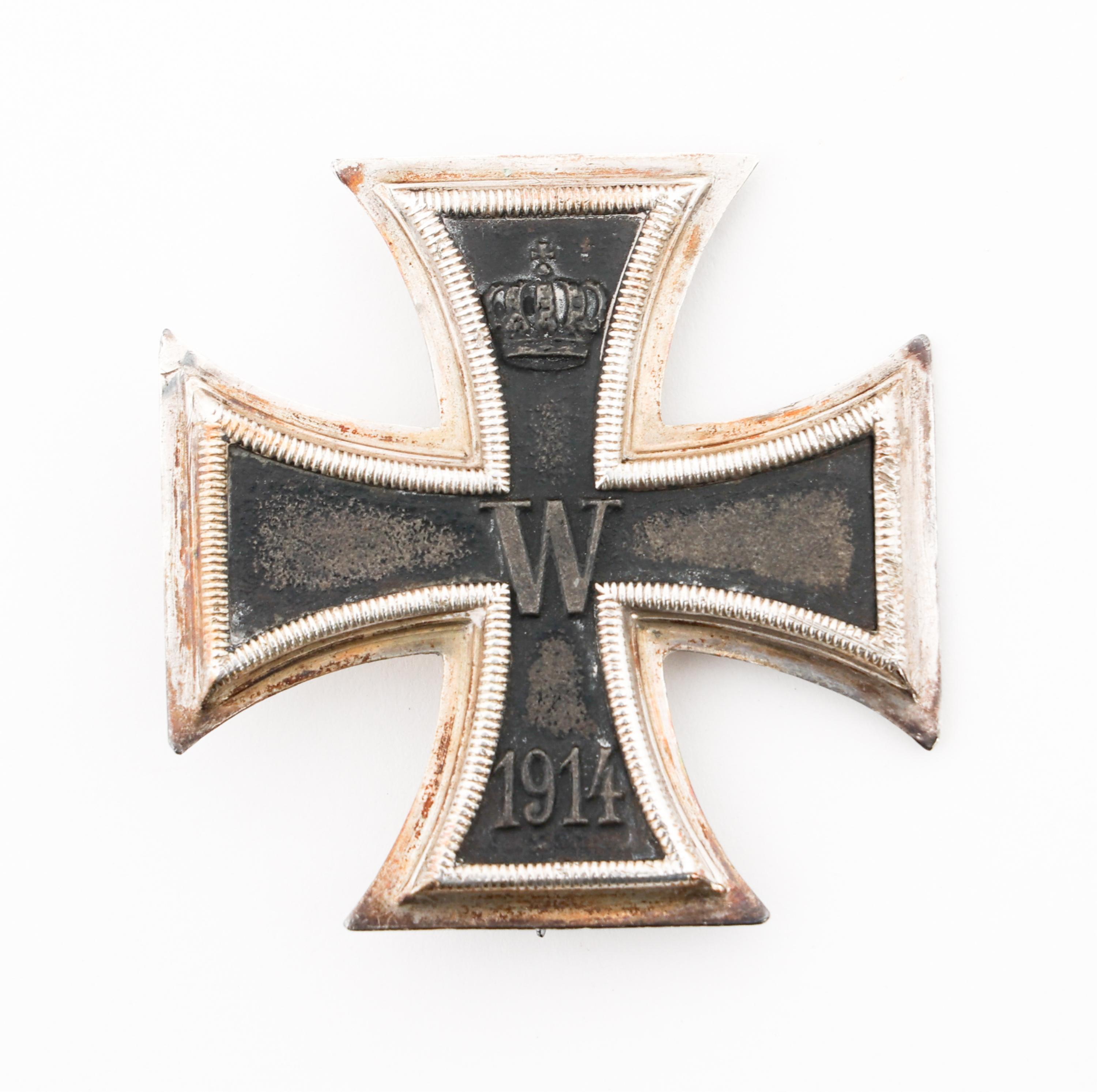 WWI - WWII GERMAN HONOR & IRON CROSS, MINI MEDALS