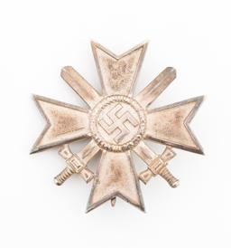 WWII GERMAN 1st CLASS IRON CROSS & WAR MERIT CROSS