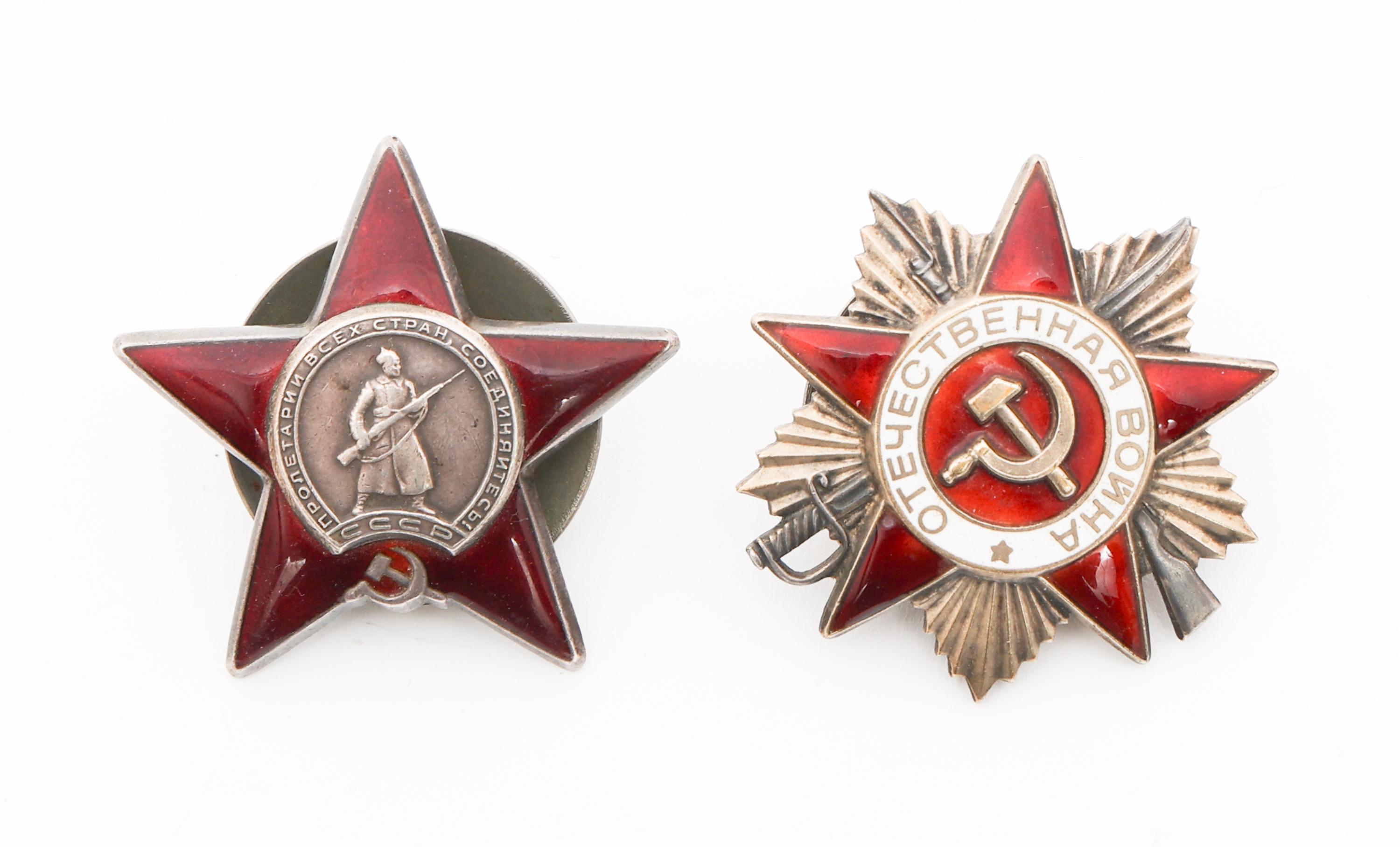 WWII - COLD WAR SOVIET RED STAR & MEDALS