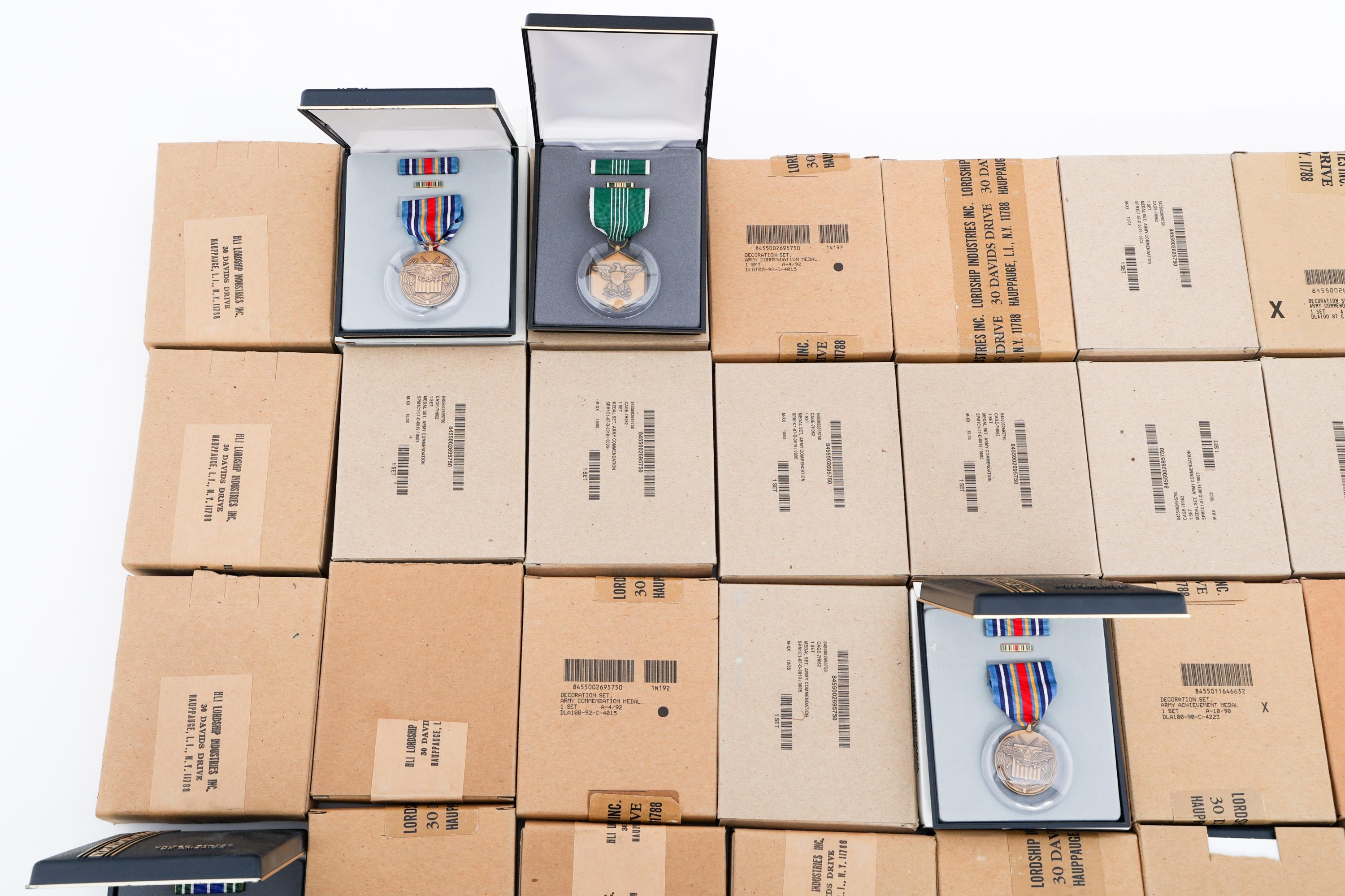 WWII - CURRENT US ARMED FORCES MEDALS WITH CASES