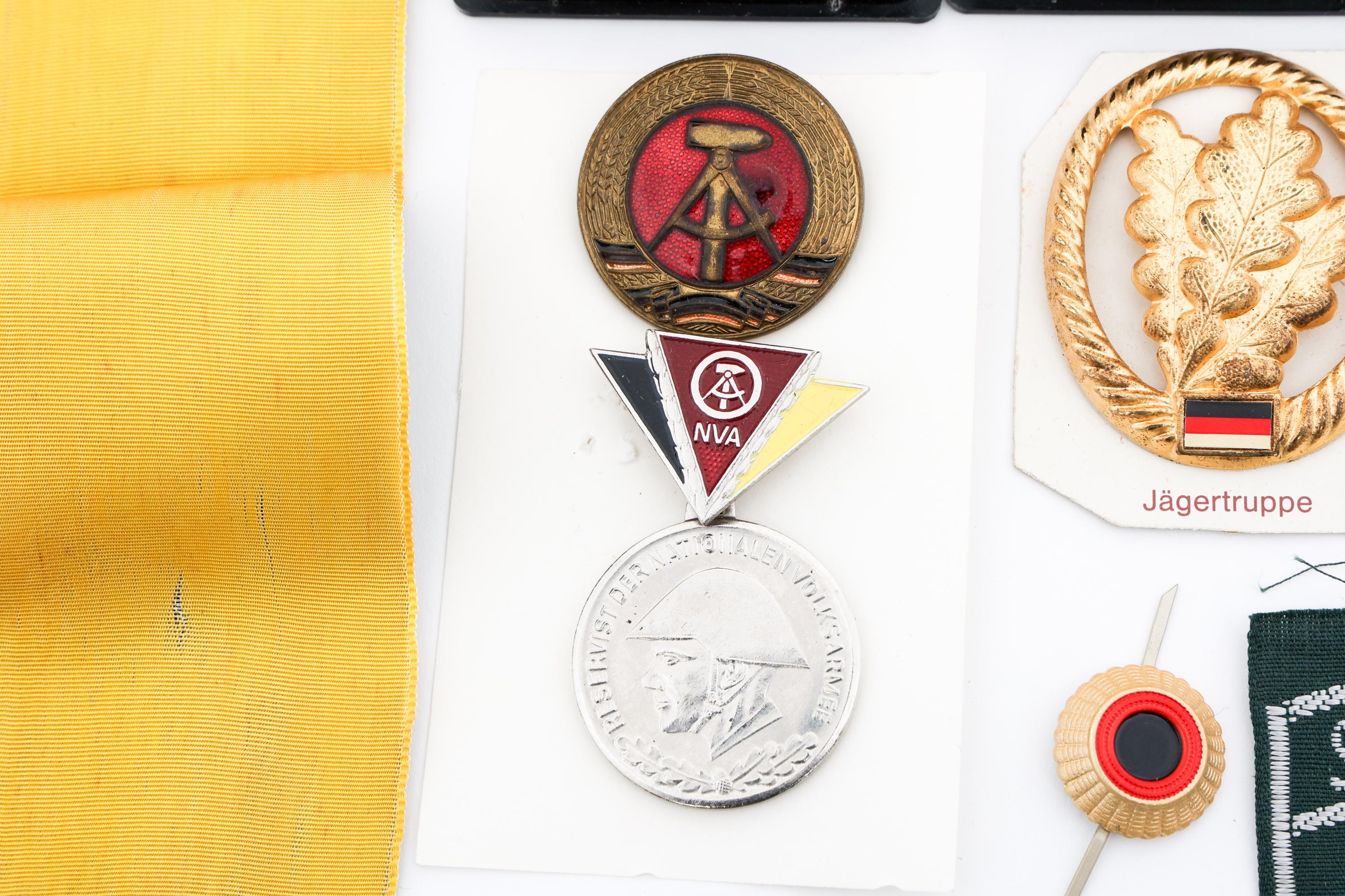 COLD WAR WEST & EAST GERMAN MEDALS & INSIGNIA