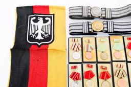 COLD WAR WEST & EAST GERMAN MEDALS & INSIGNIA