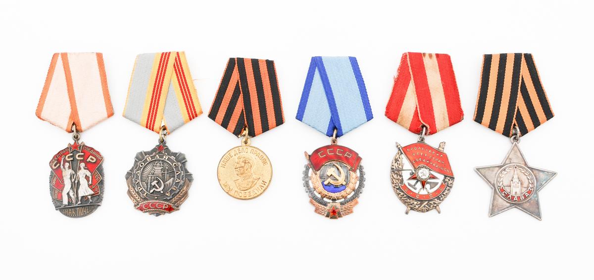 WWII - COLD WAR SOVIET ORDER OF GLORY & MEDALS