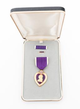 WWII - COLD WAR NAMED PURPLE HEARTS & MEDALS