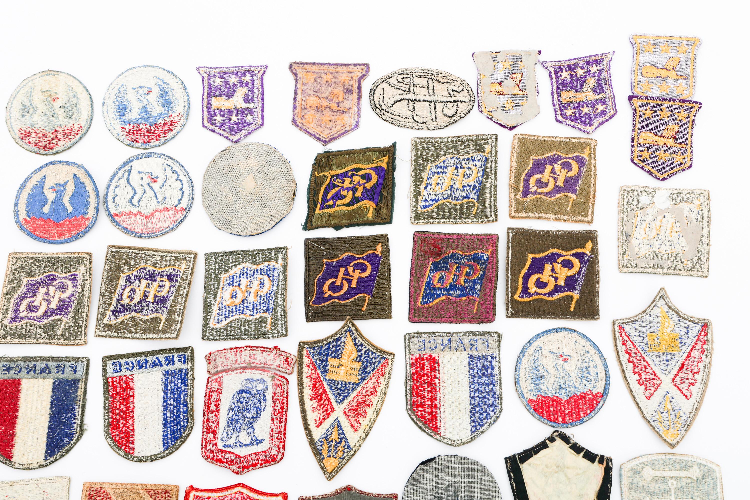 WWII - POST WAR US & WORLD THEATER MADE PATCHES