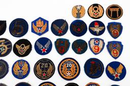 WWII USAAF THEATER MADE PATCHES