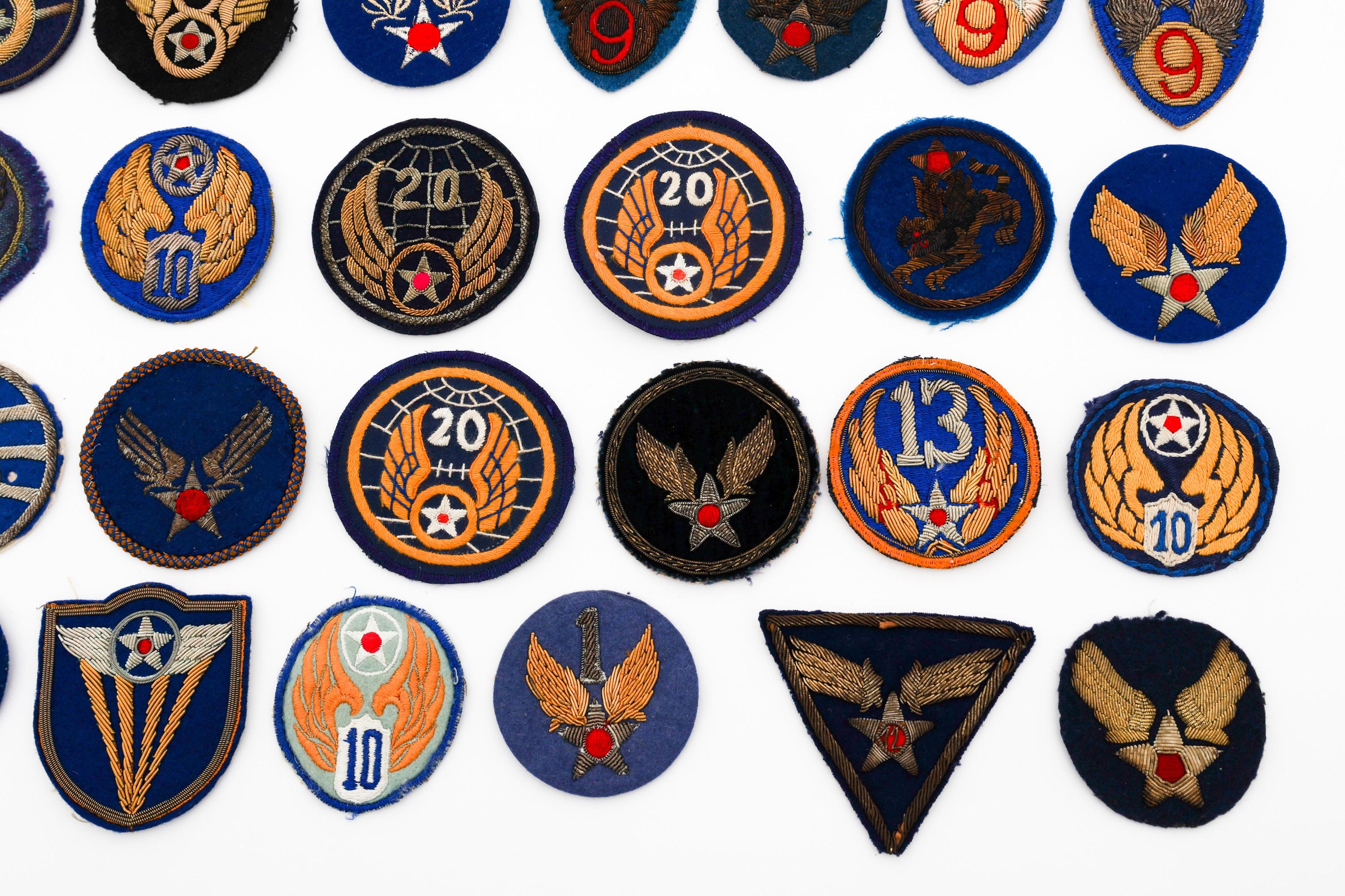 WWII USAAF THEATER MADE PATCHES