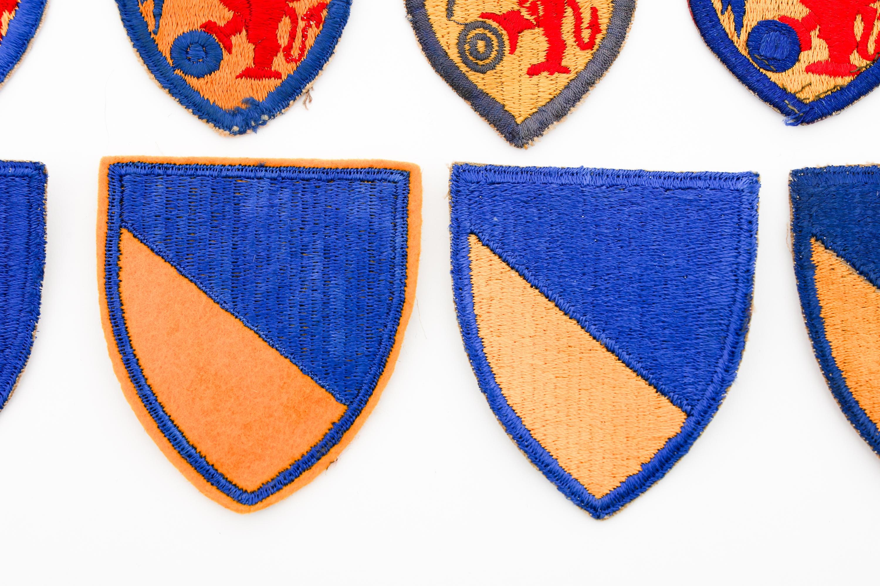 WWII US ARMY CHEMICAL BATTALION PATCHES