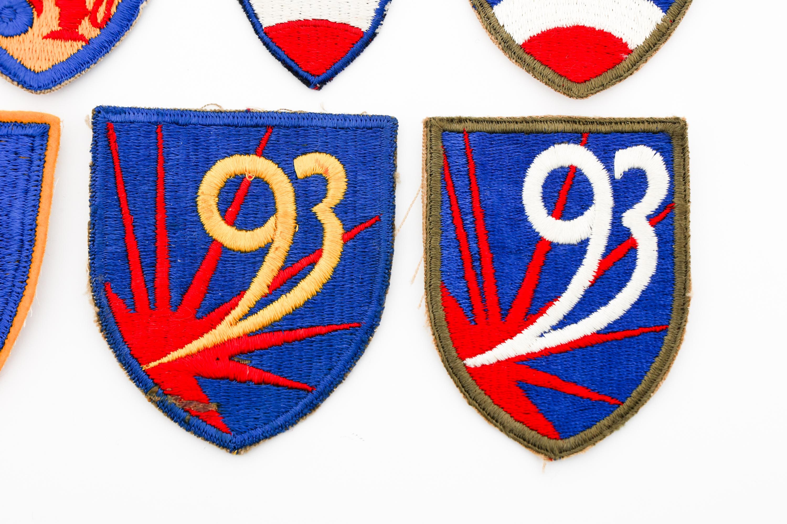 WWII US ARMY CHEMICAL BATTALION PATCHES