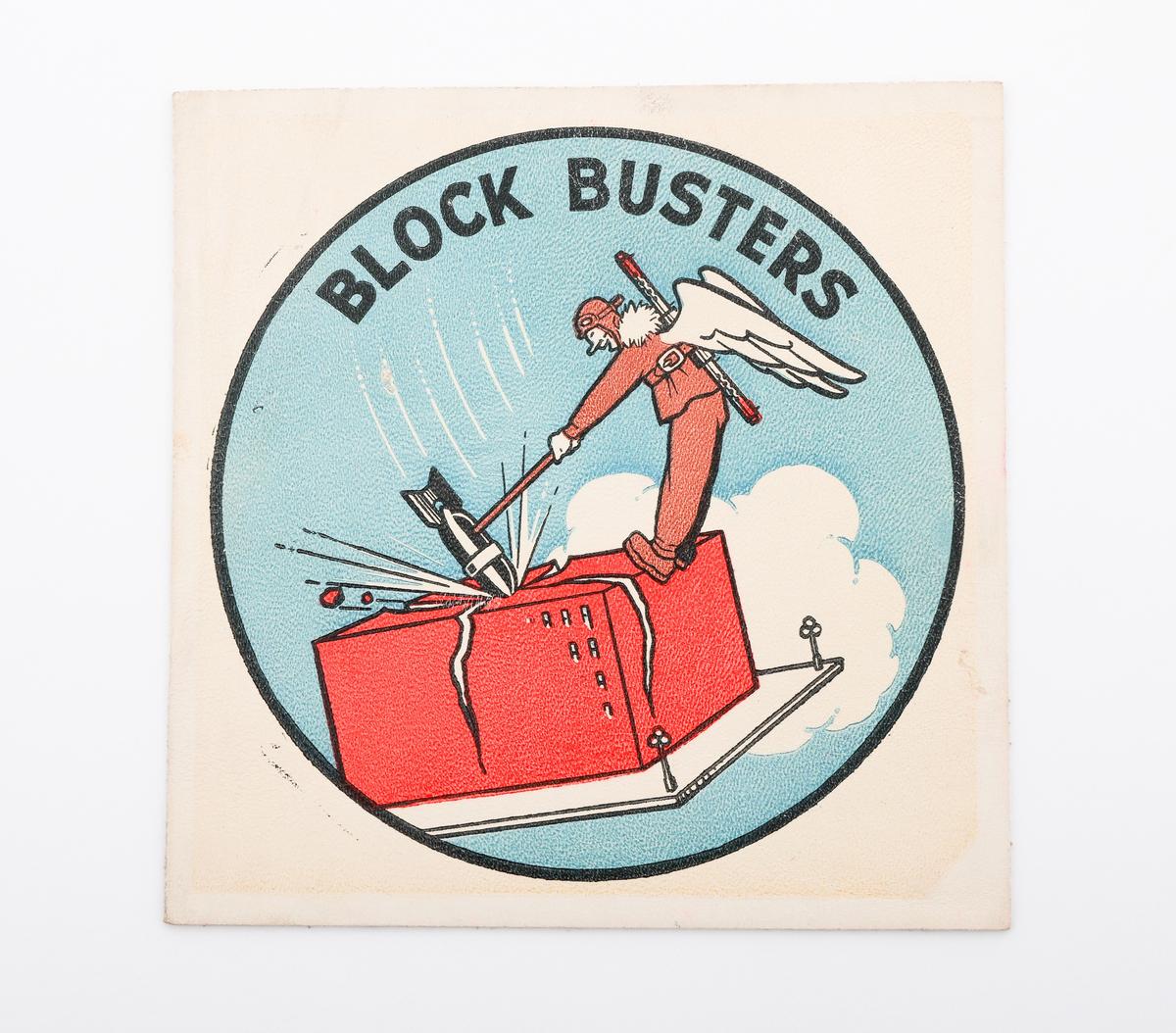 WWII USAAF "BLOCK BUSTERS" BOMBER PATCH
