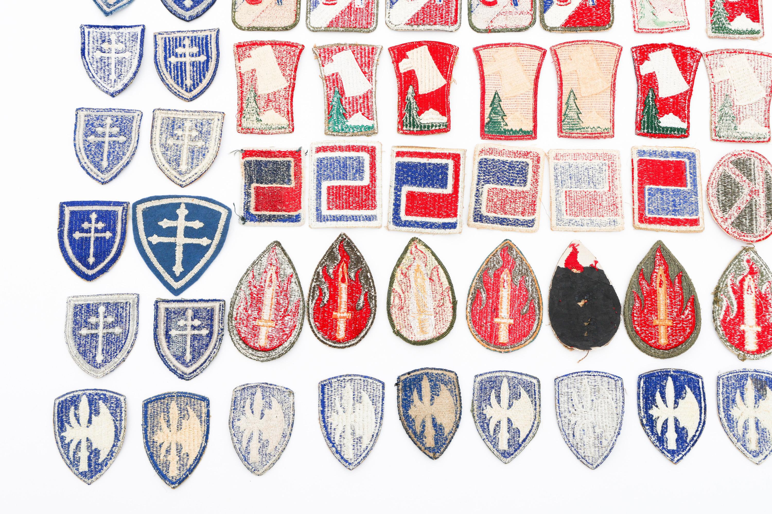 WWII US ARMY INFANTRY DIVISION PATCHES