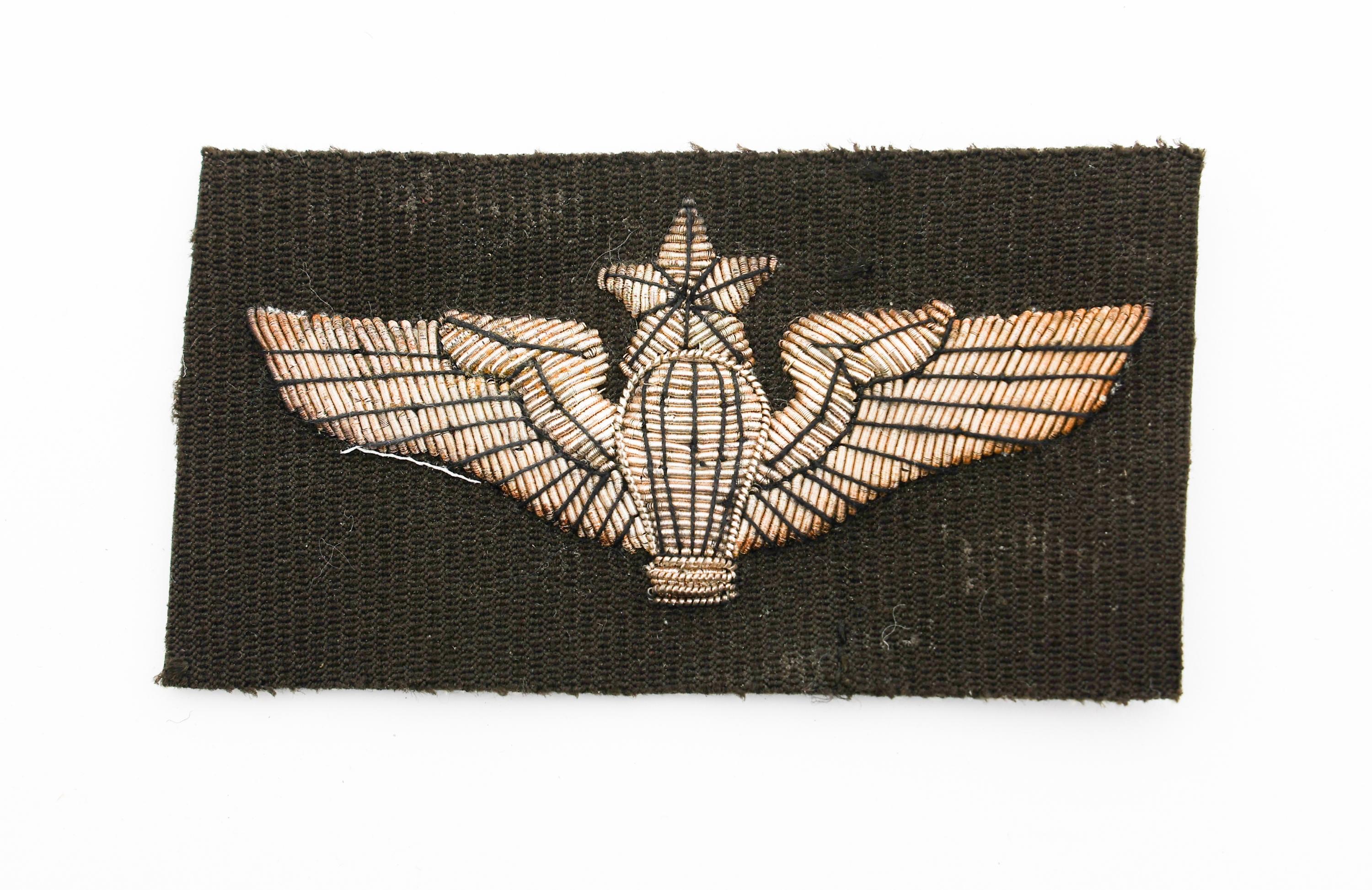 WWII USAAF BALLOON & USN E6 AVIATOR PATCHES