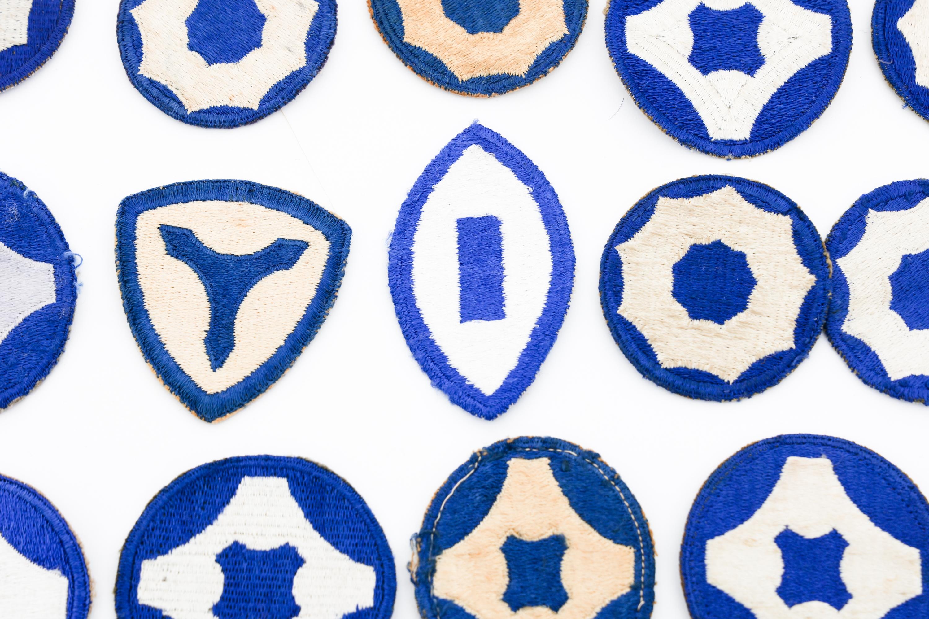 WWII - POST WAR US ARMY SERVICE COMMAND PATCHES