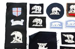 WWII USMC ICELAND OCCUPATION POLAR BEAR PATCHES