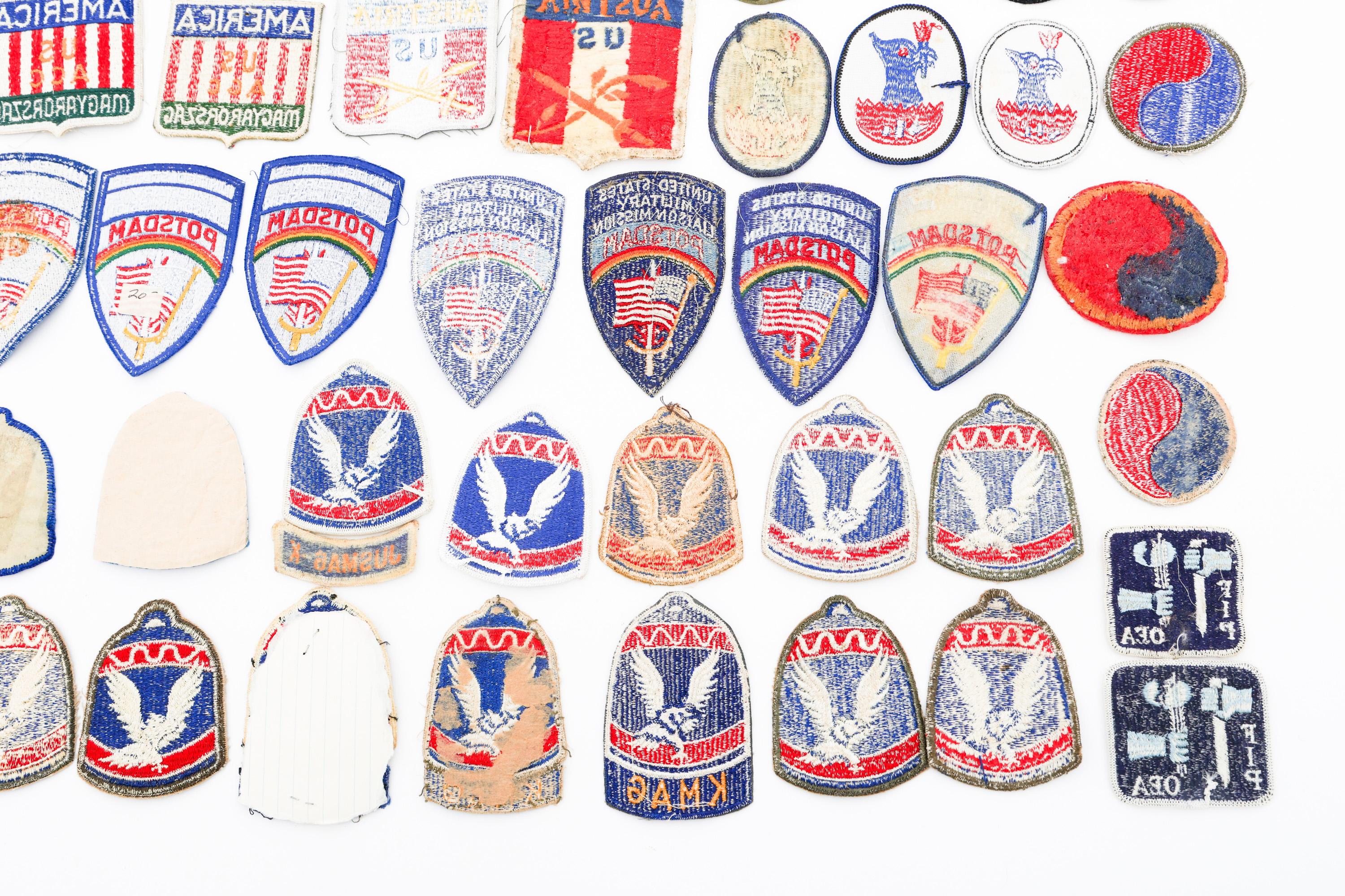 COLD WAR US ARMED FORCES MAAG & COMMAND PATCHES