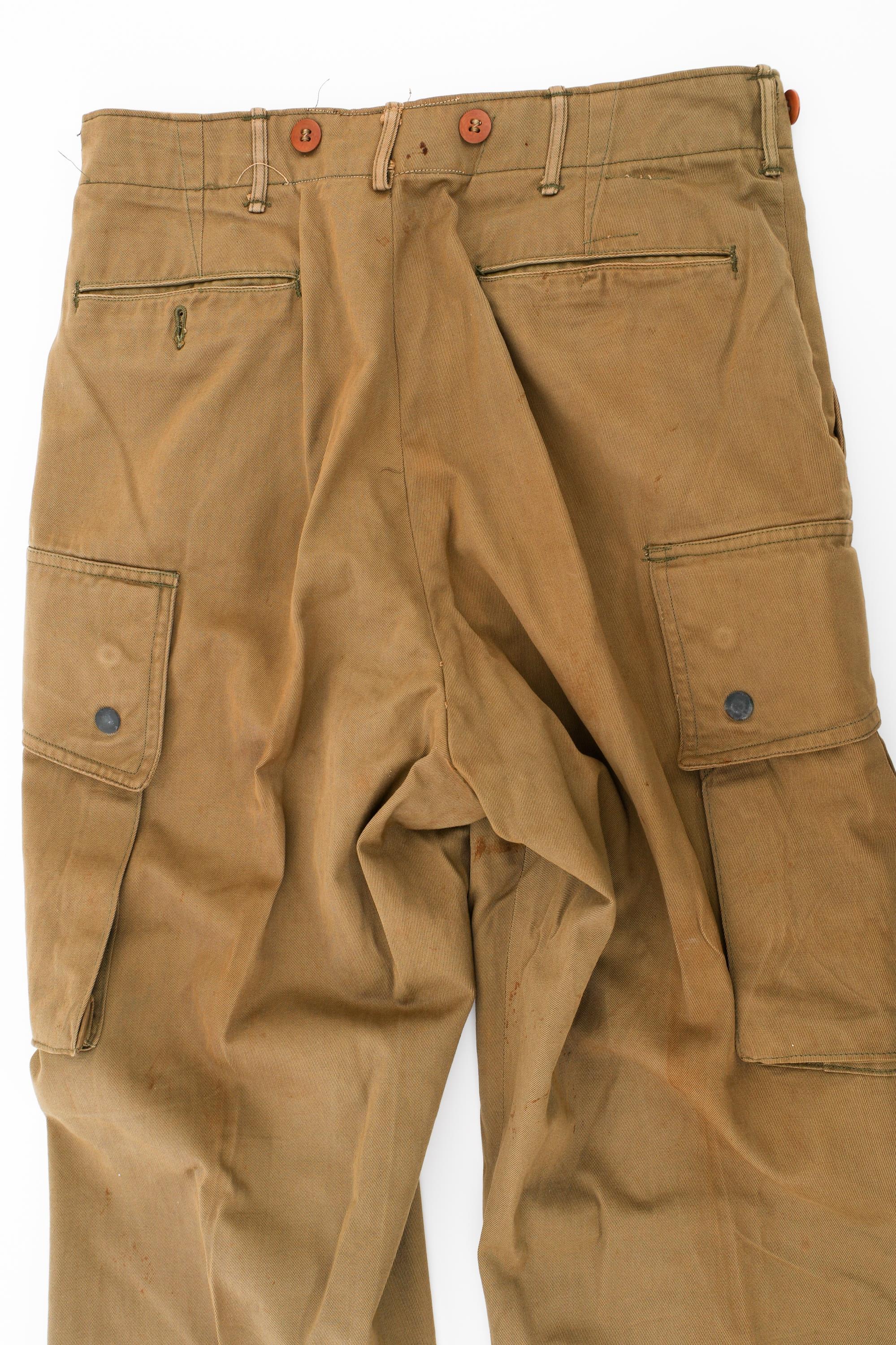WWII US ARMY AIRBORNE M42 PARATROOPER JUMP PANTS