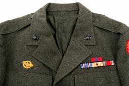 WWII USMC 1st 105MM HOWIZTER BTN NAMED NCO GROUP