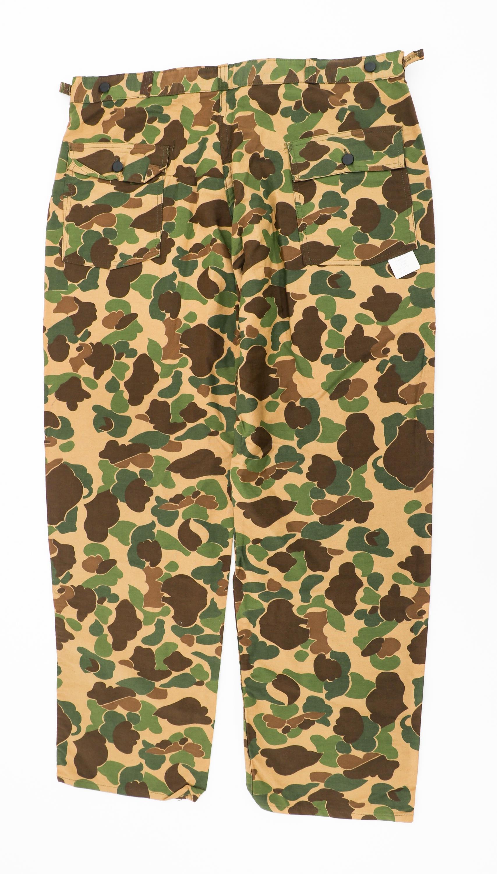 PRIVATE PURCHASE DUCK HUNTER & TIGER STRIPE PANTS