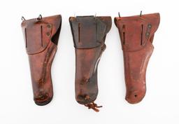 WWII US ARMY M1916 LEATHER PISTOL HOLSTERS