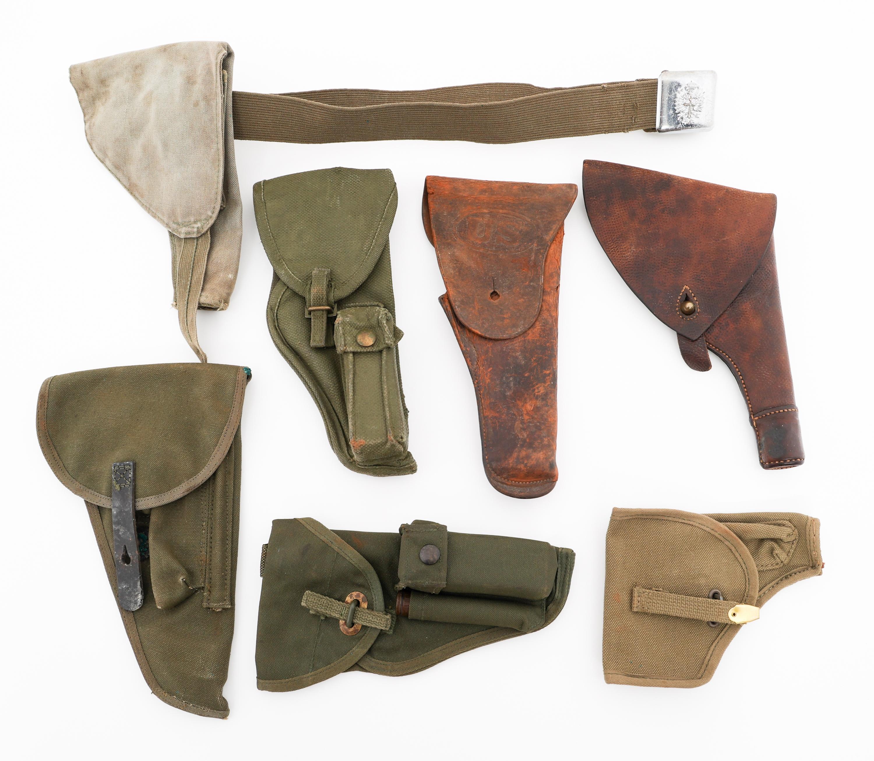 WWII - COLD WAR US, SPANISH, & CANADIAN HOLSTERS
