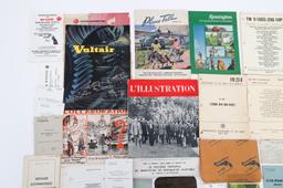 WWII - COLD WAR US & FRENCH MANUALS & HANDBOOKS