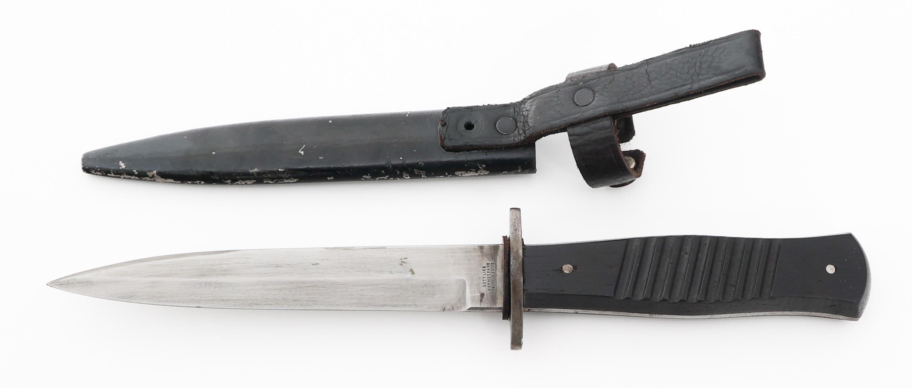 WWI IMPERIAL GERMAN BOOT KNIFE by G. HAMMESFAHR