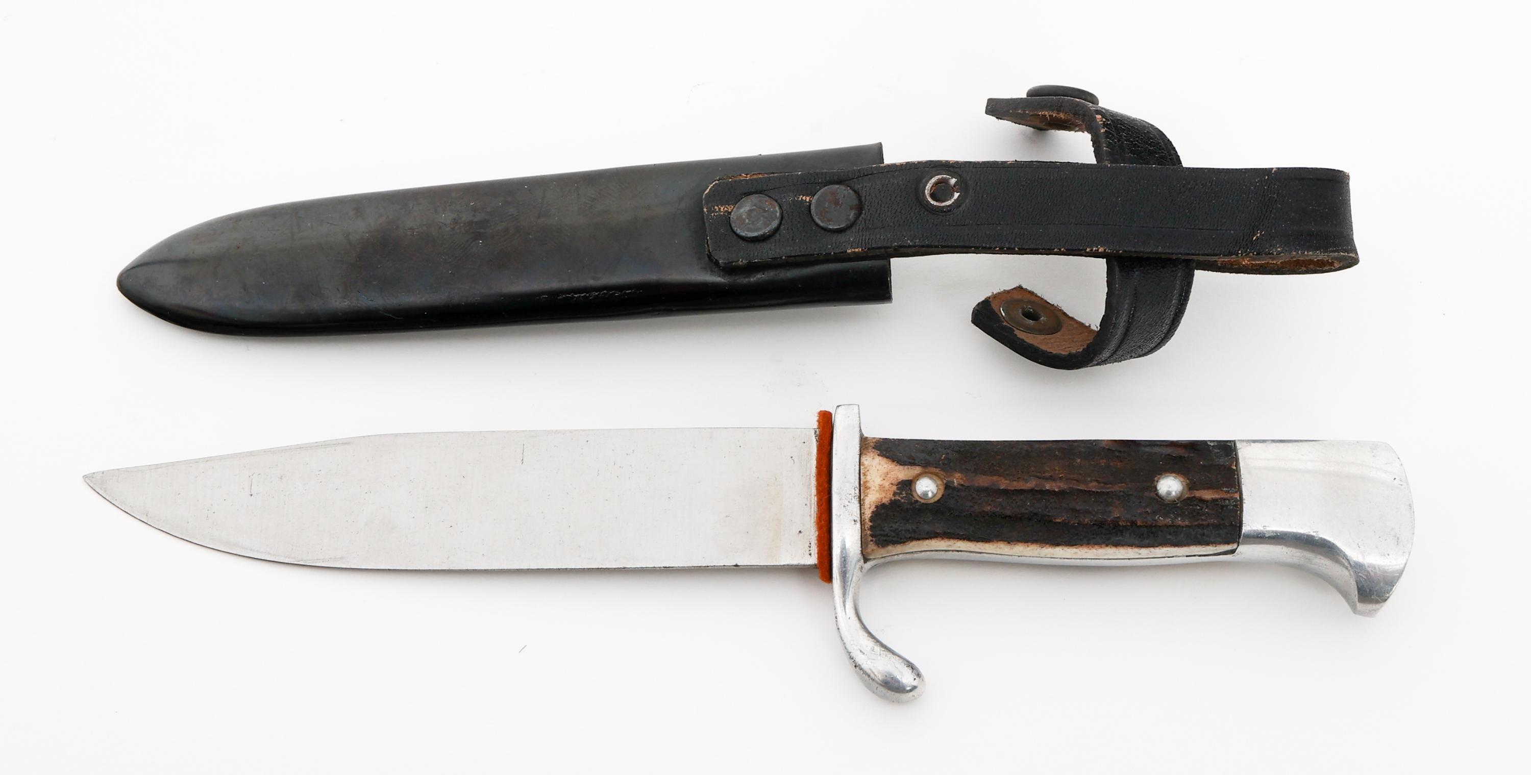 1935 NURNBERG RALLIES JUNGVOLK KNIFE WITH SCABBARD