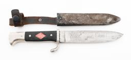WWII GERMAN HITLER YOUTH KNIFE RZM M7/27