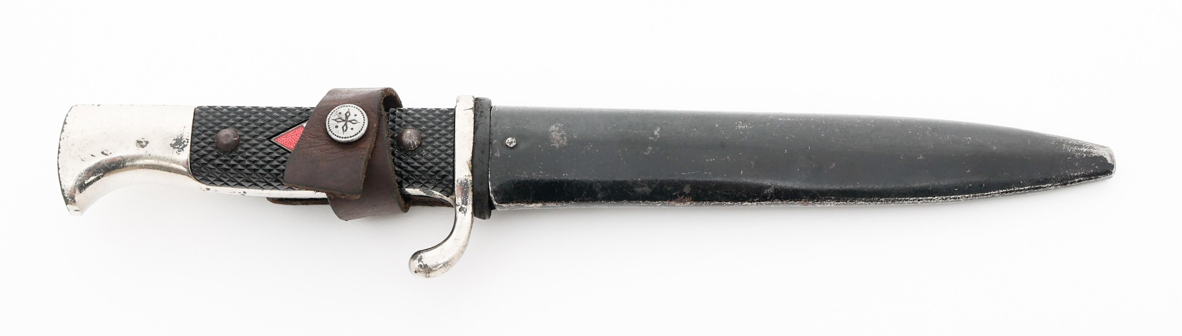WWII GERMAN HITLER YOUTH KNIFE WITH MODIFIED BLADE
