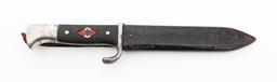 WWII GERMAN HITLER YOUTH KNIFE - MOTTO RZM 7/30