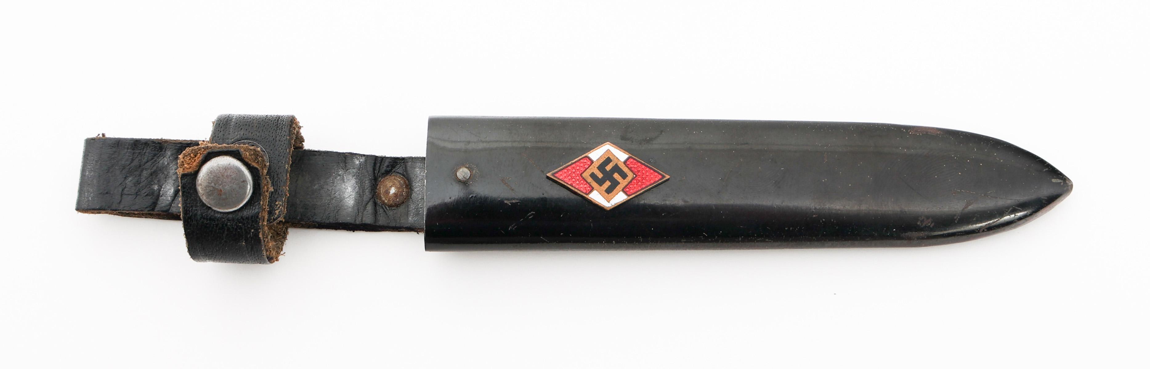 WWII GERMAN JUNGVOLK KNIFE WITH SCABBARD