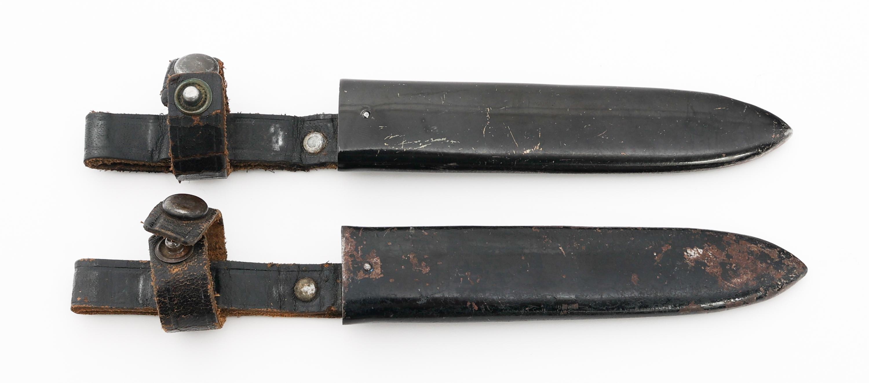 WWII GERMAN JUNGVOLK KNIVES WITH SCABBARDS