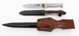 WWII US THEATER MADE GERMAN FIXED BLADE KNIVES