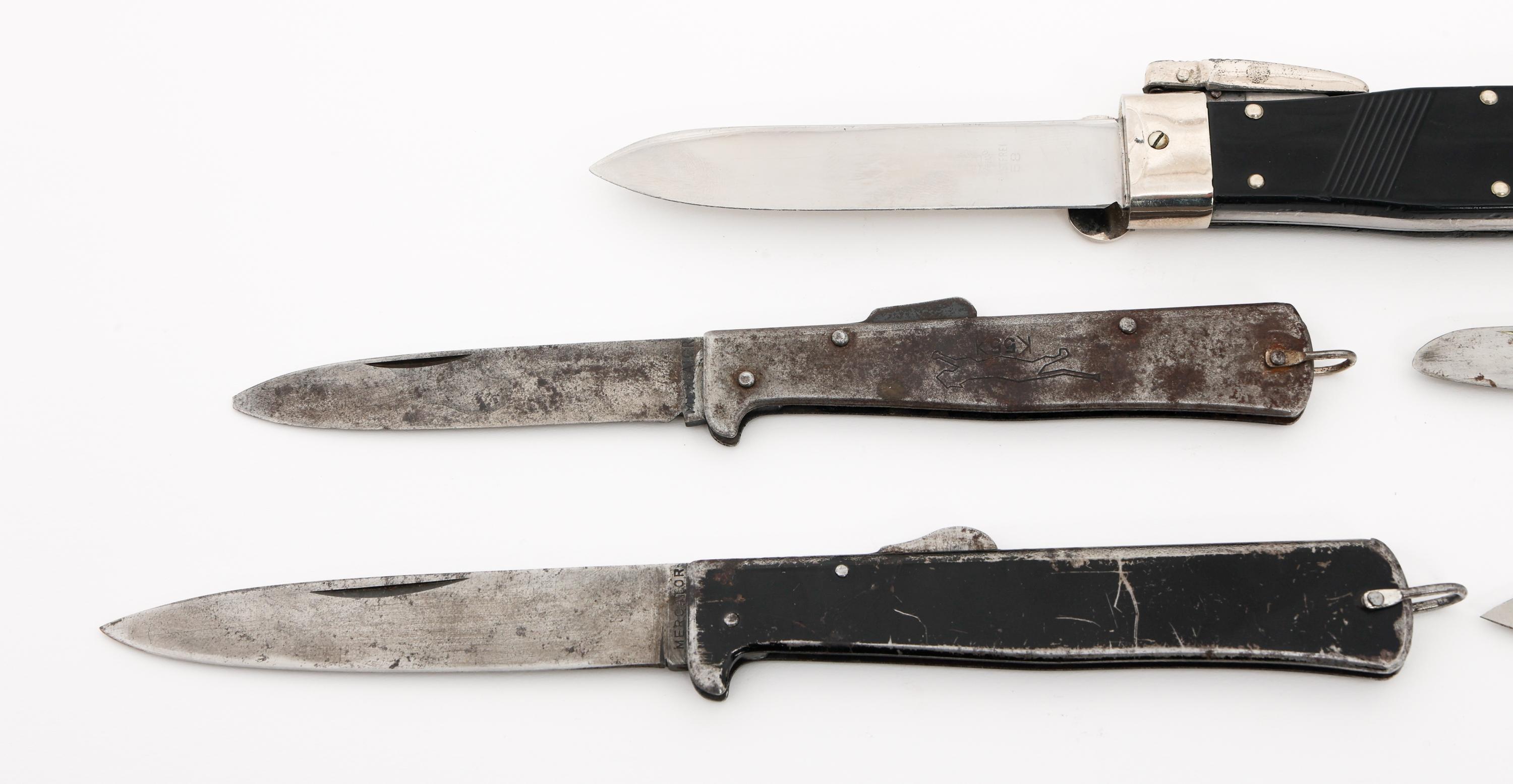 WWII - COLD WAR GERMAN GRAVITY & MERCATOR KNIVES