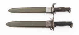 WWII US ARMY M1905E1 & M1 BAYONETS by AFH & UTICA