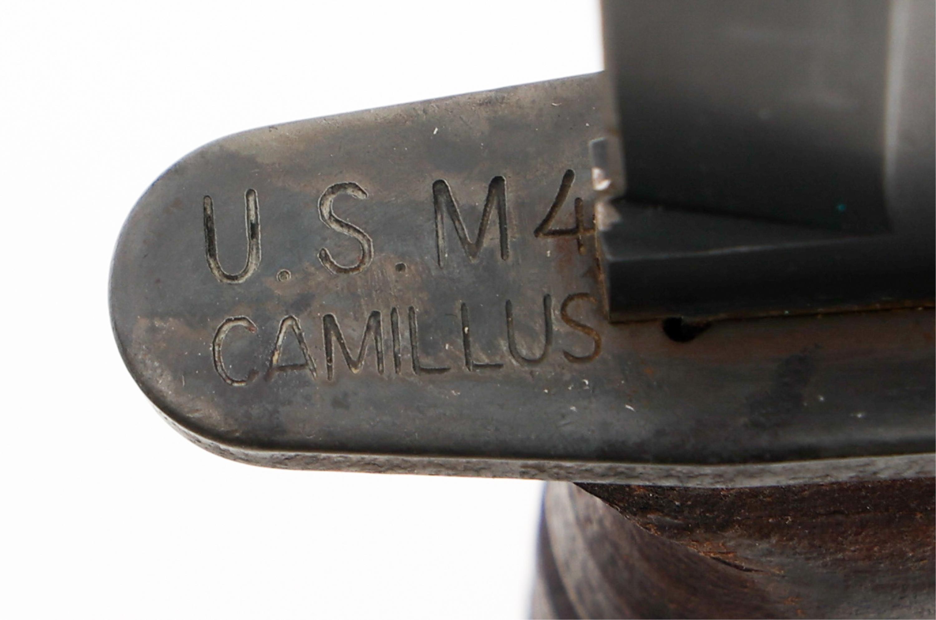 WWII US ARMY M4 BAYONETS by CAMILLUS & KINFOLKS