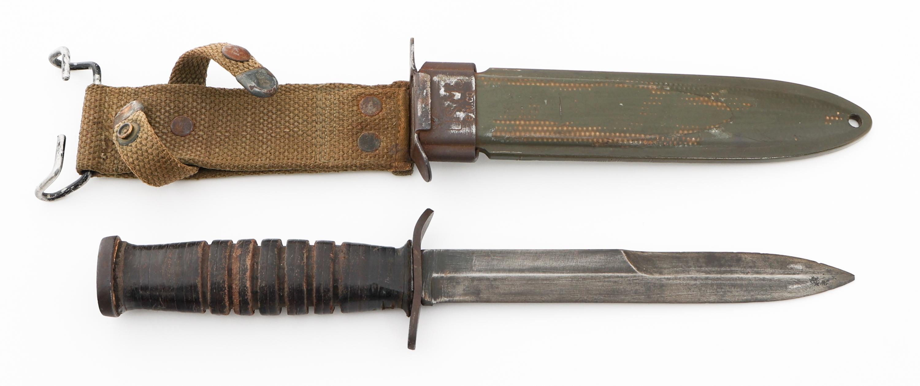 WWII US ARMY M3 FIGHTING KNIFE by CASE