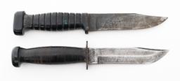 WWII USN MK1 UTILITY KNIVES by CAMILLUS & COLONIAL