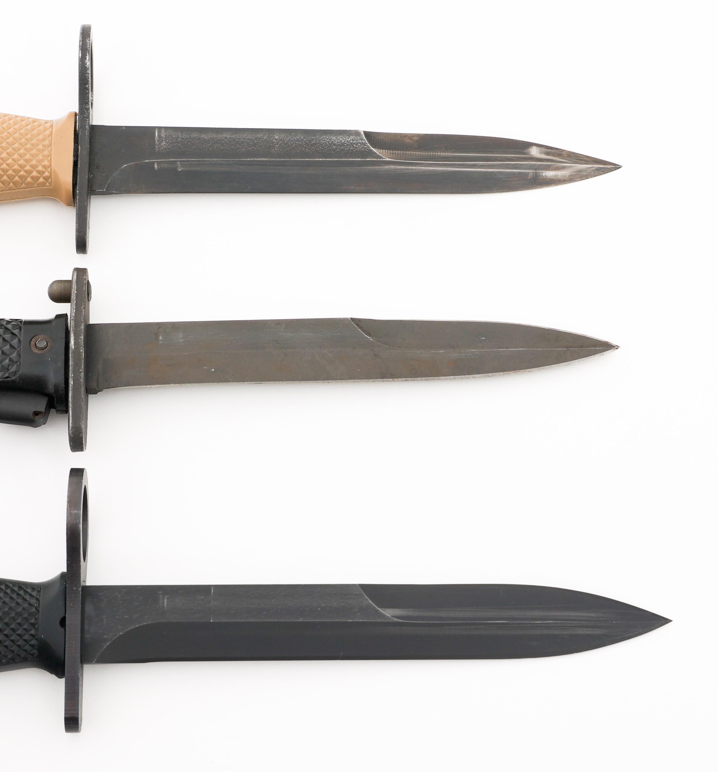 COLD WAR US M7 & M5A1 BAYONETS WITH SCABBARDS