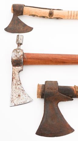 TOMAHAWK PIPE, CLEAVER, FOREST & THROWING AXES