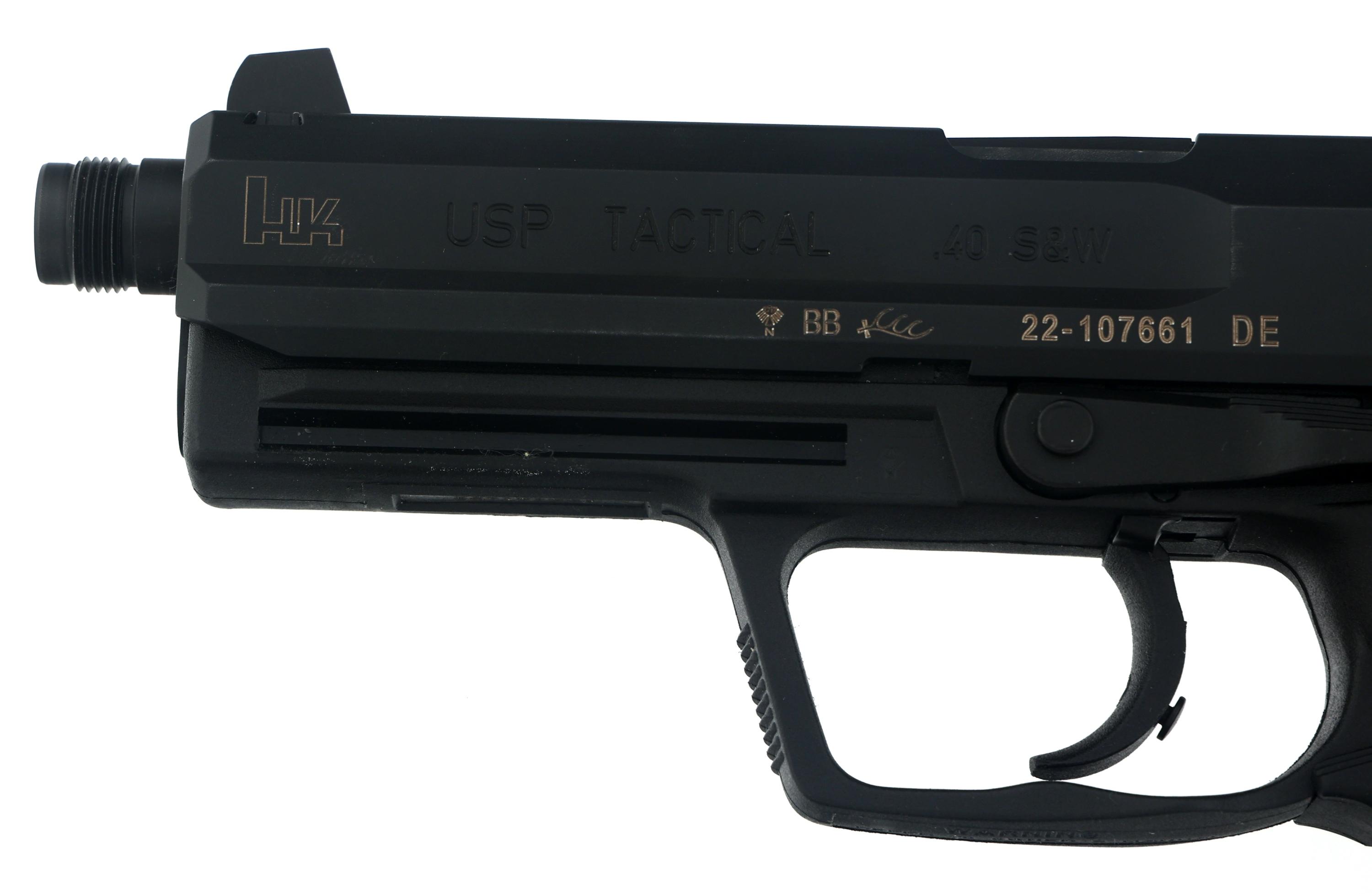 HECKLER & KOCH USP TACTICAL .40 S&W CALIBER PISTOL