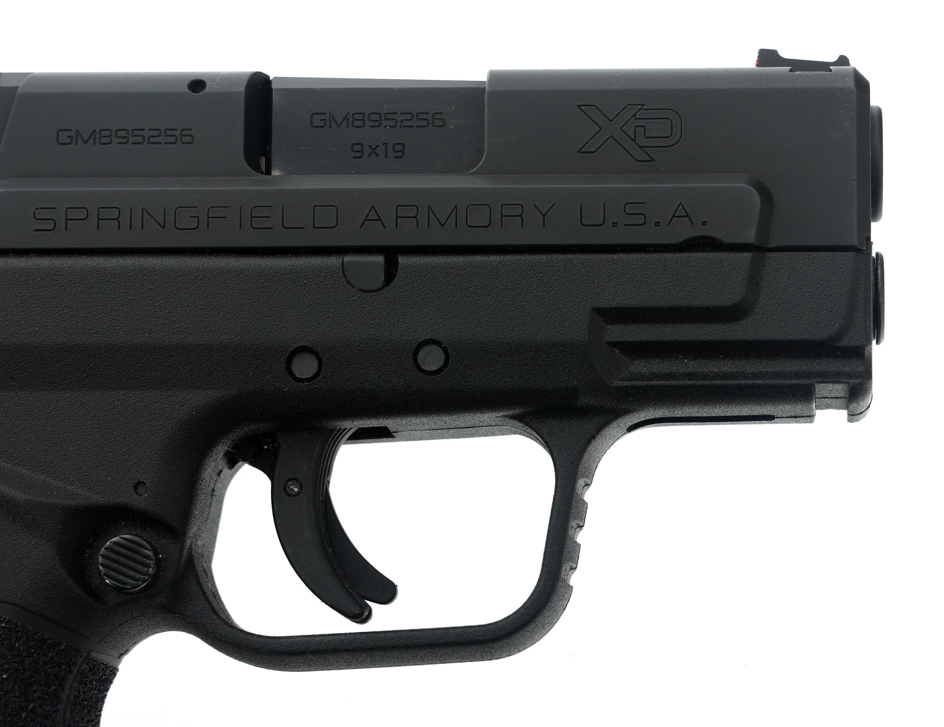 SPRINGFIELD MODEL XD-9 9x19mm CALIBER PISTOL